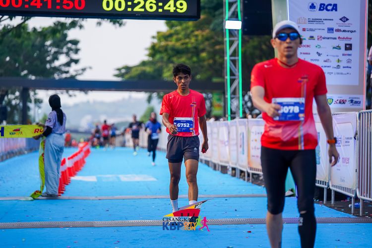 Race photo from CISANGKAN KBP CITY RUN 2025