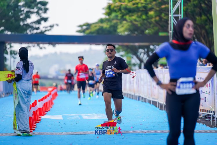 Race photo from CISANGKAN KBP CITY RUN 2025
