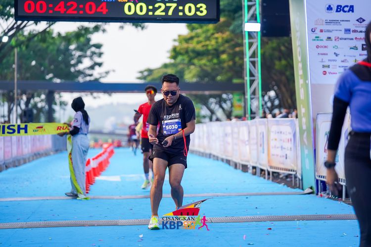 Race photo from CISANGKAN KBP CITY RUN 2025