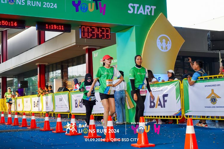 Race photo from BAF LIONS RUN 2024