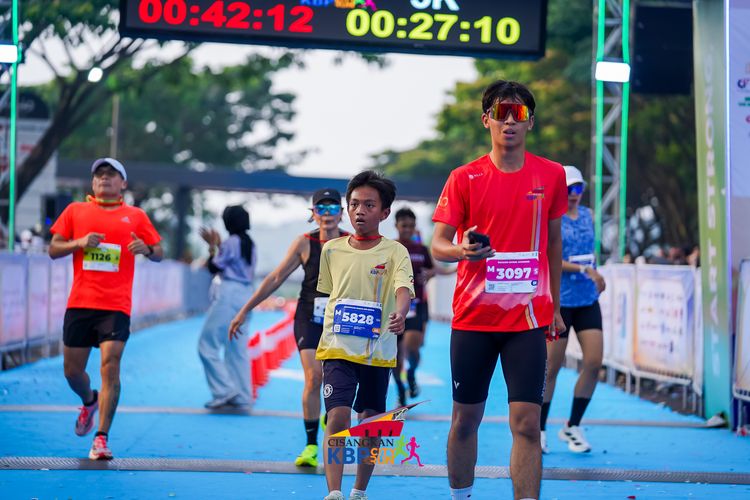 Race photo from CISANGKAN KBP CITY RUN 2025