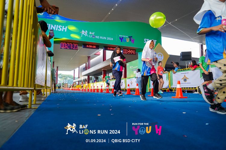 Race photo from BAF LIONS RUN 2024