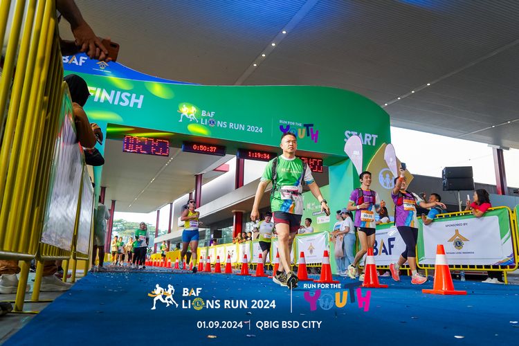 Race photo from BAF LIONS RUN 2024