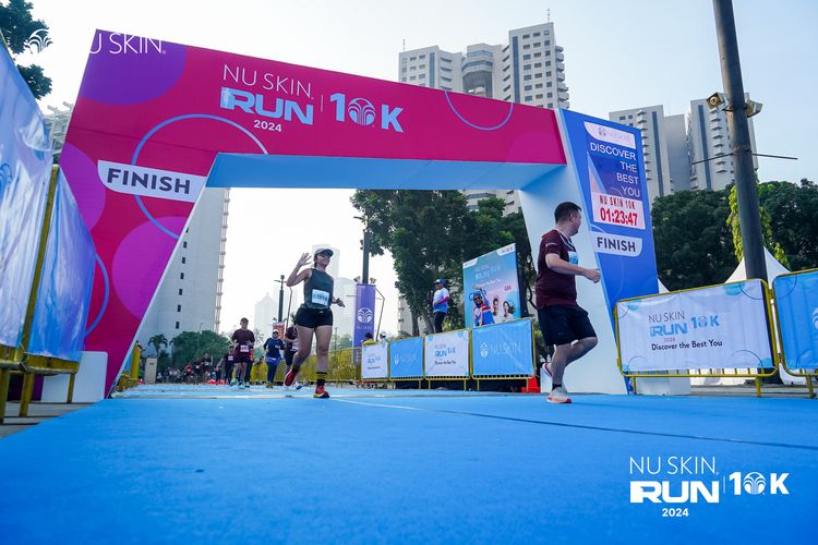 Race photo from Nu Skin Run 10K