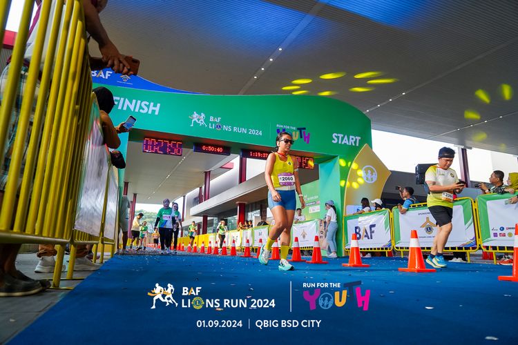 Race photo from BAF LIONS RUN 2024