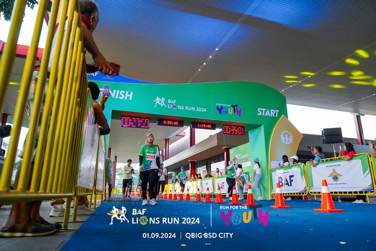 Race photo from BAF LIONS RUN 2024