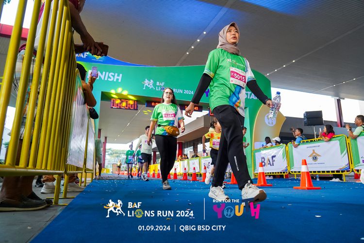 Race photo from BAF LIONS RUN 2024