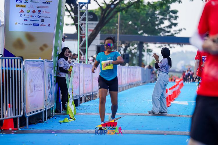 Race photo from CISANGKAN KBP CITY RUN 2025