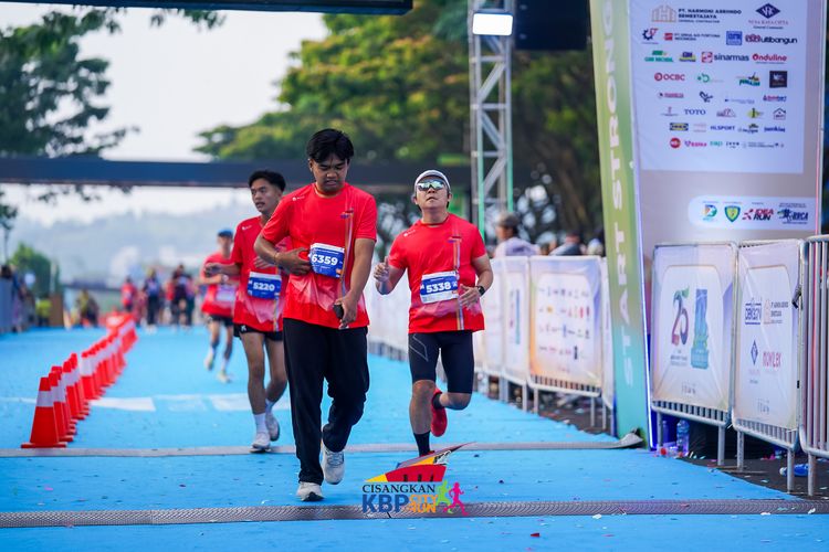 Race photo from CISANGKAN KBP CITY RUN 2025
