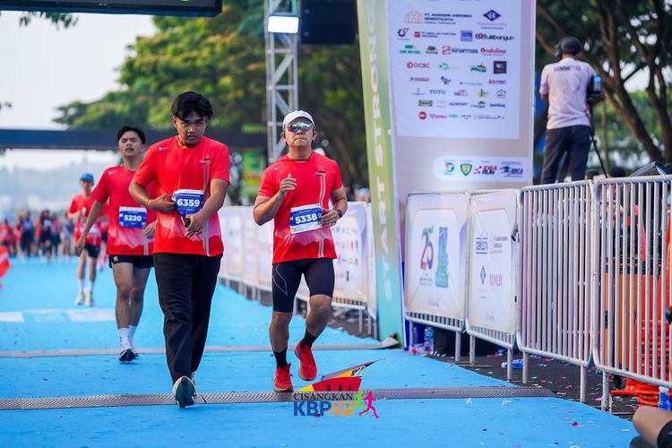 Race photo from CISANGKAN KBP CITY RUN 2025