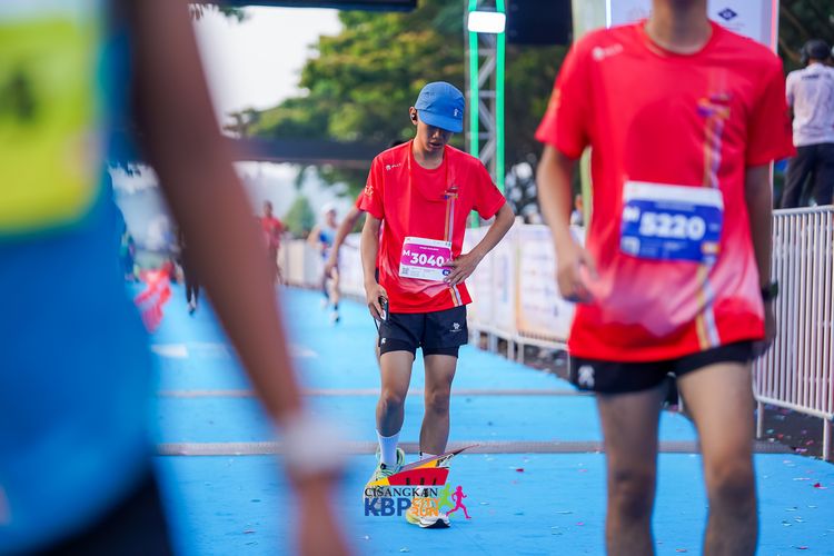 Race photo from CISANGKAN KBP CITY RUN 2025
