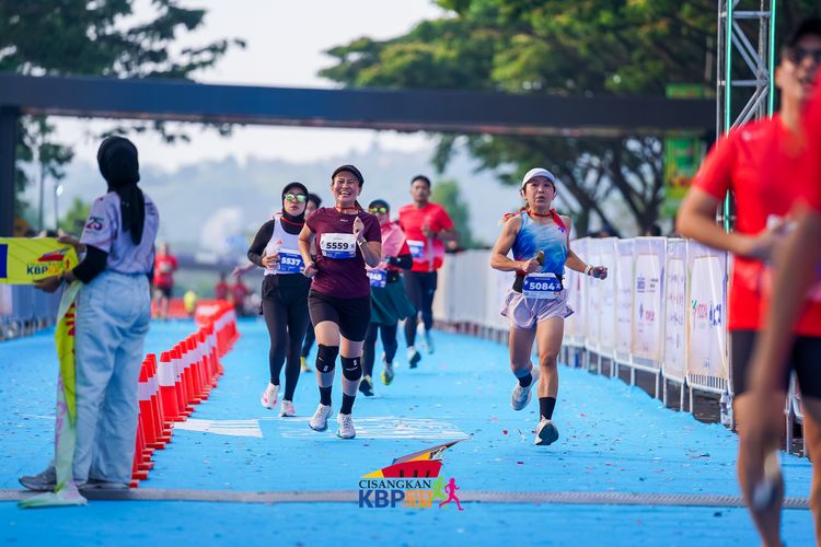 Race photo from CISANGKAN KBP CITY RUN 2025