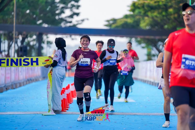 Race photo from CISANGKAN KBP CITY RUN 2025