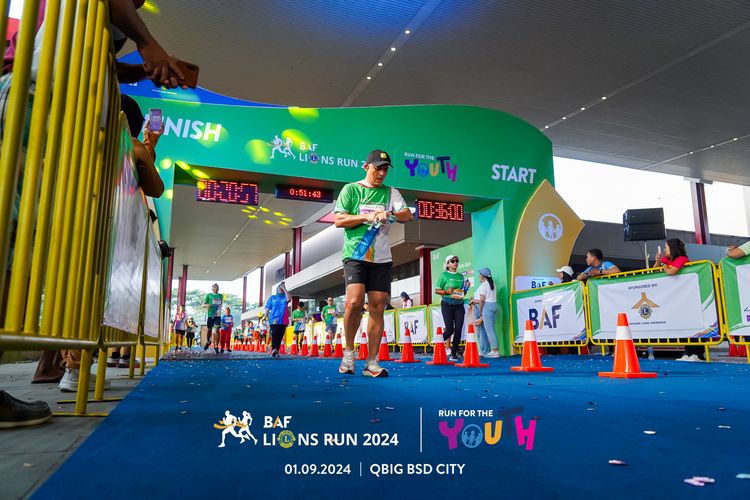 Race photo from BAF LIONS RUN 2024