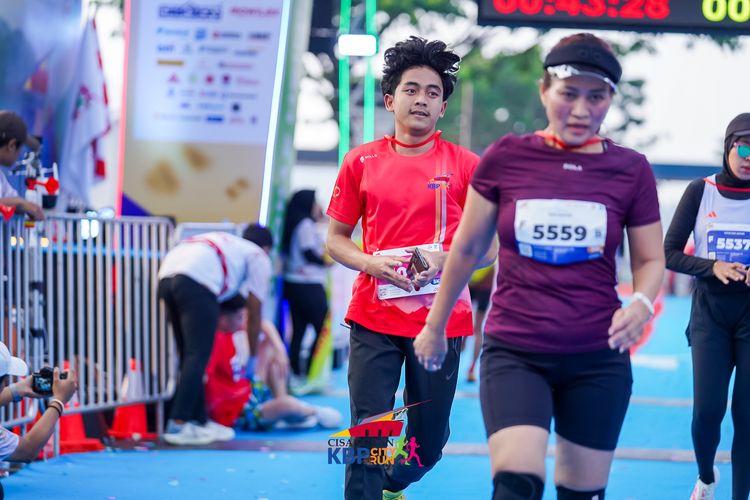 Race photo from CISANGKAN KBP CITY RUN 2025