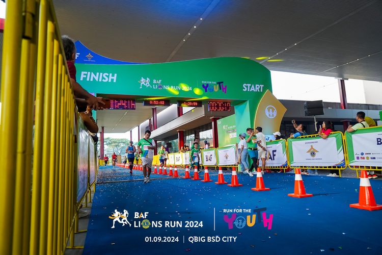 Race photo from BAF LIONS RUN 2024