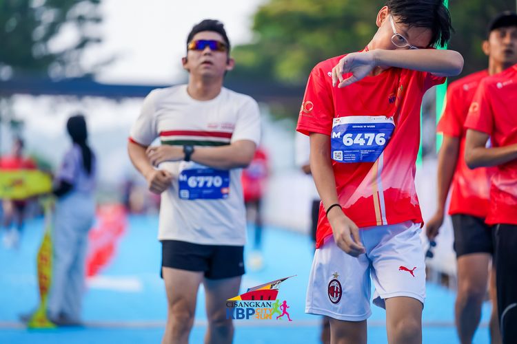 Race photo from CISANGKAN KBP CITY RUN 2025