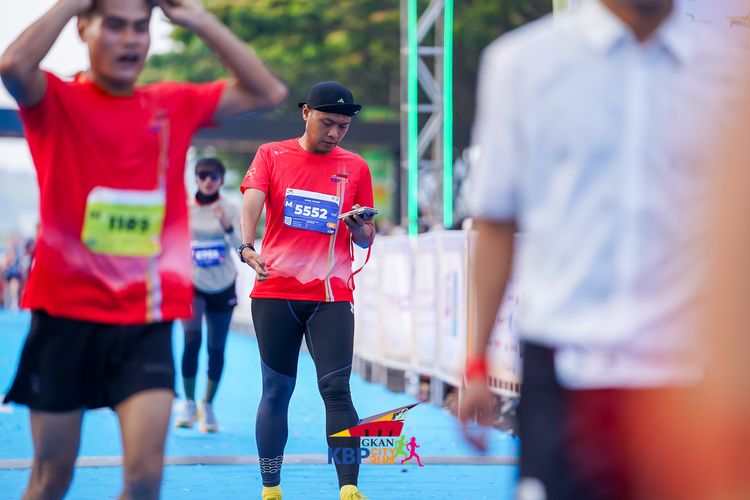 Race photo from CISANGKAN KBP CITY RUN 2025