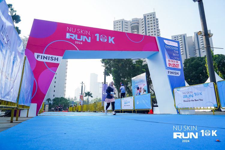 Race photo from Nu Skin Run 10K