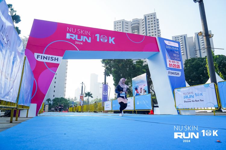 Race photo from Nu Skin Run 10K