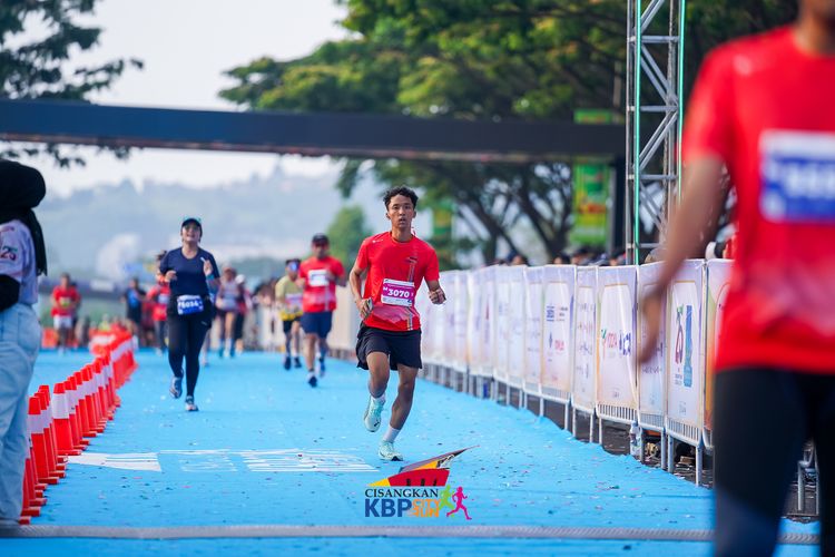 Race photo from CISANGKAN KBP CITY RUN 2025