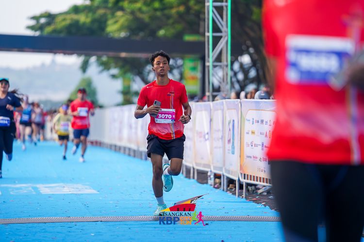 Race photo from CISANGKAN KBP CITY RUN 2025
