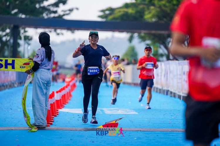 Race photo from CISANGKAN KBP CITY RUN 2025
