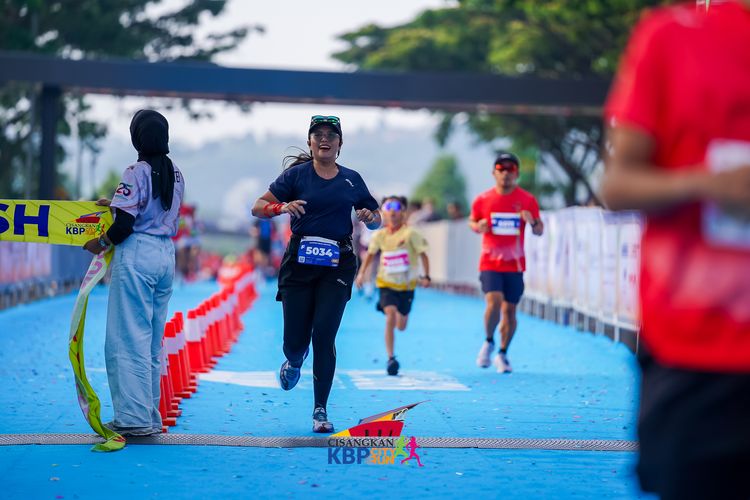Race photo from CISANGKAN KBP CITY RUN 2025