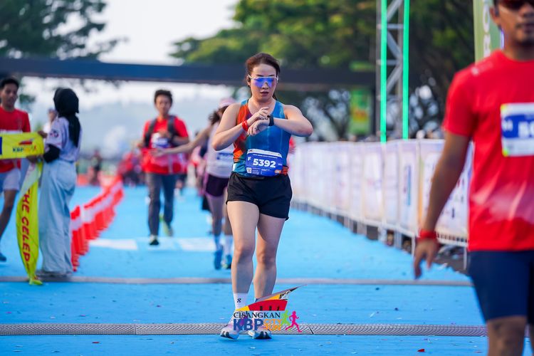 Race photo from CISANGKAN KBP CITY RUN 2025