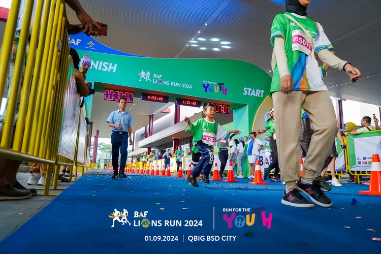 Race photo from BAF LIONS RUN 2024