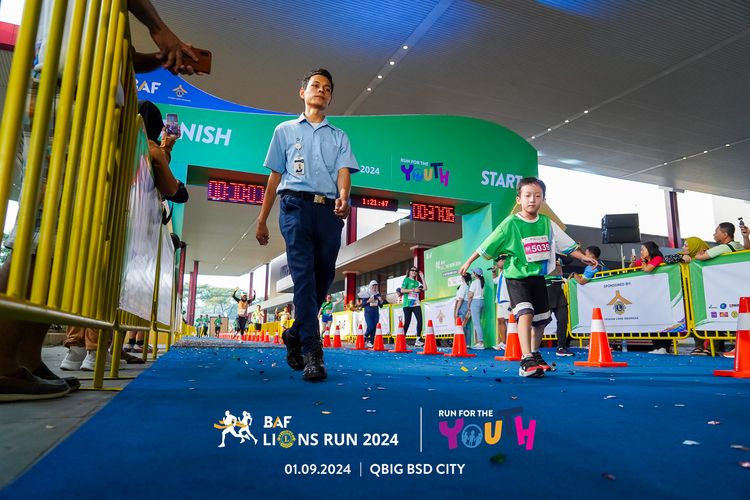 Race photo from BAF LIONS RUN 2024