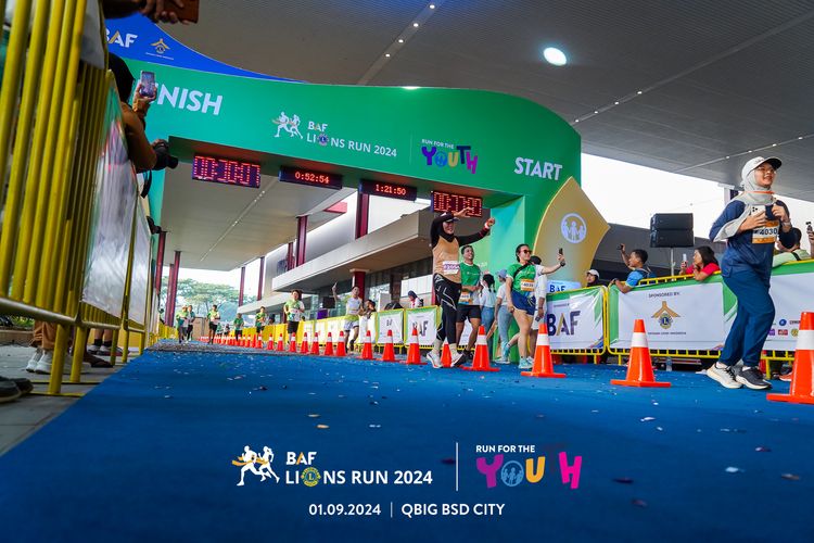 Race photo from BAF LIONS RUN 2024