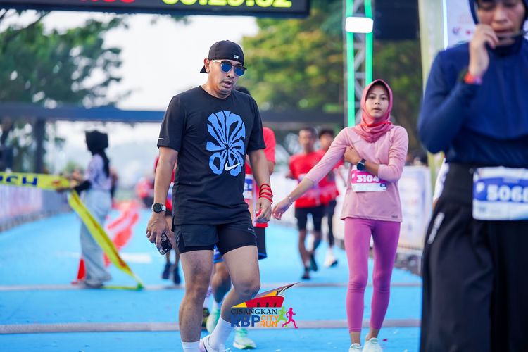 Race photo from CISANGKAN KBP CITY RUN 2025