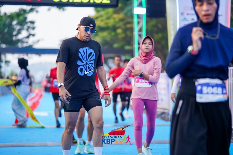 Race photo from CISANGKAN KBP CITY RUN 2025