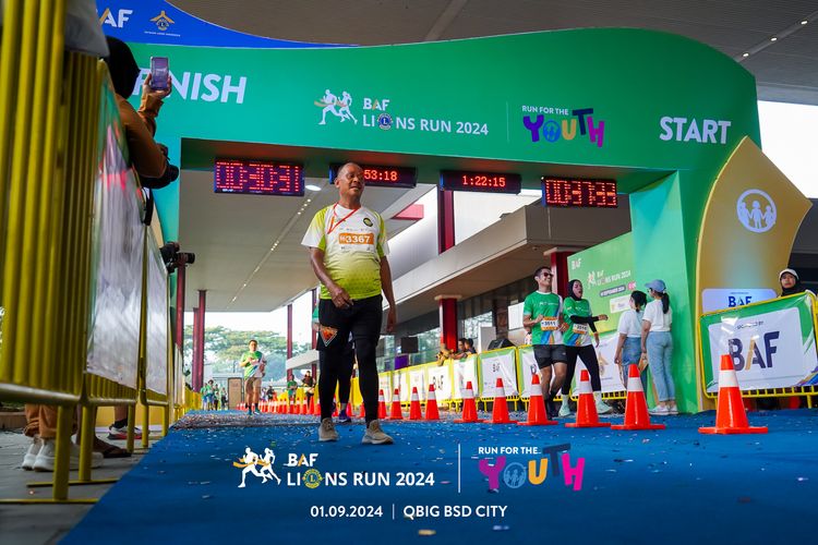 Race photo from BAF LIONS RUN 2024
