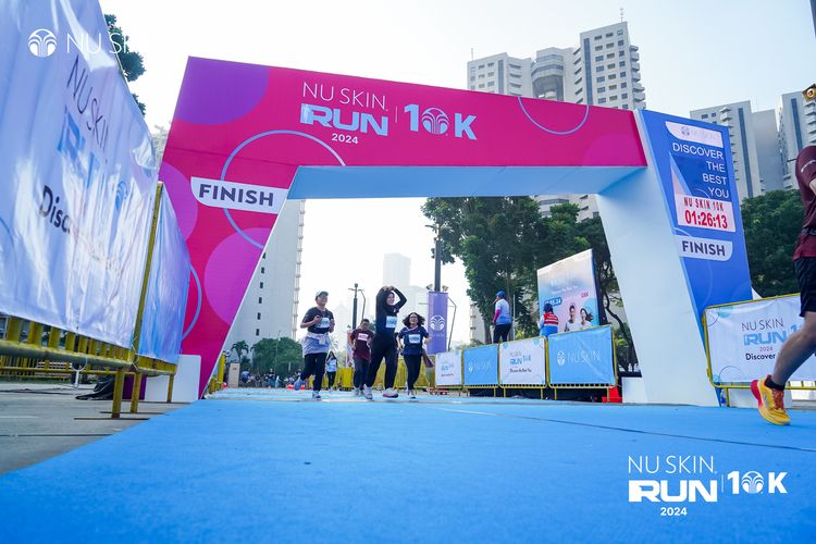 Race photo from Nu Skin Run 10K
