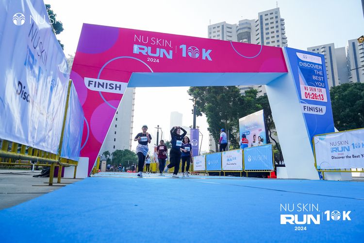 Race photo from Nu Skin Run 10K