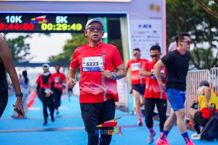 Race photo from CISANGKAN KBP CITY RUN 2025