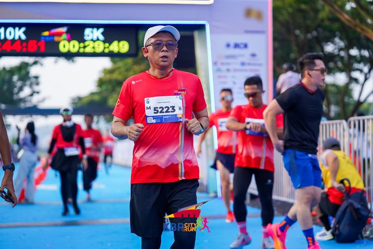 Race photo from CISANGKAN KBP CITY RUN 2025