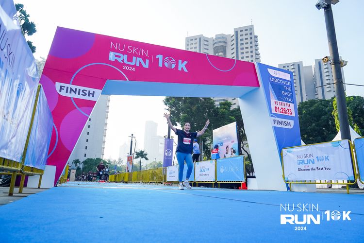 Race photo from Nu Skin Run 10K