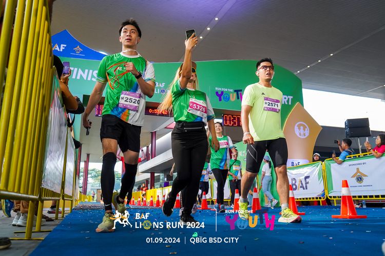 Race photo from BAF LIONS RUN 2024