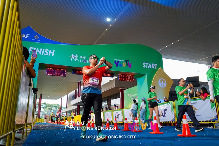 Race photo from BAF LIONS RUN 2024