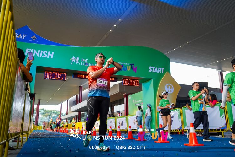 Race photo from BAF LIONS RUN 2024