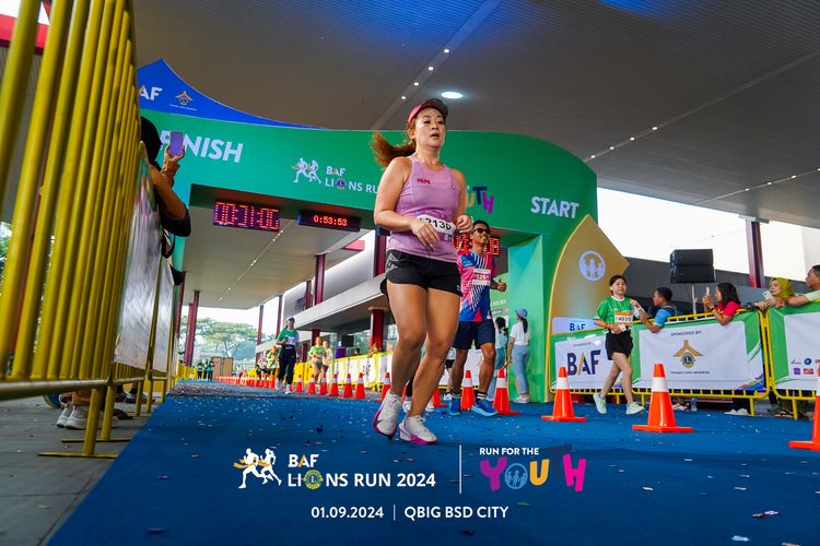 Race photo from BAF LIONS RUN 2024