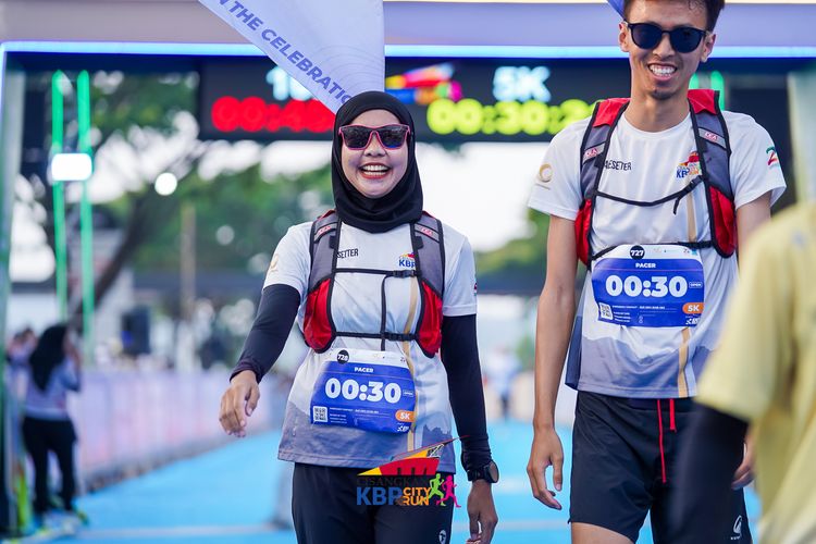 Race photo from CISANGKAN KBP CITY RUN 2025