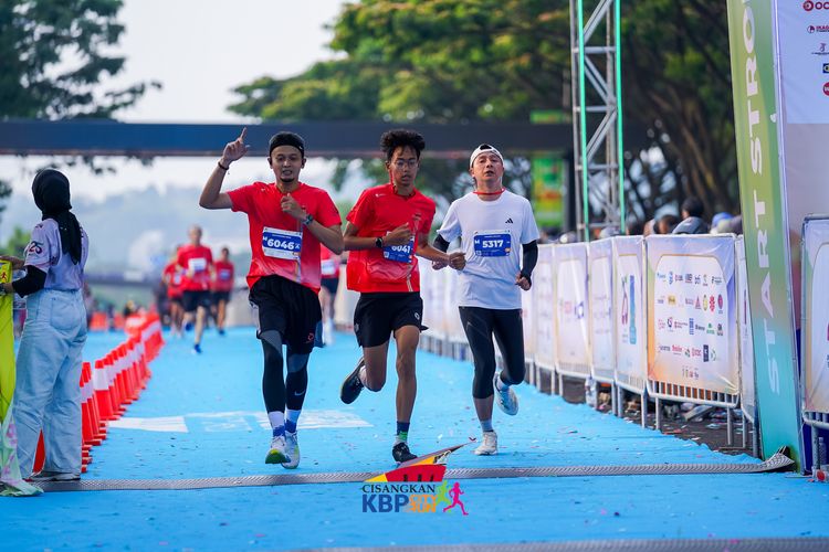 Race photo from CISANGKAN KBP CITY RUN 2025