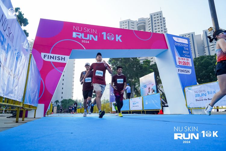 Race photo from Nu Skin Run 10K