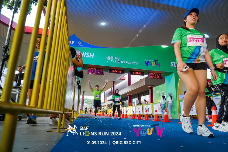 Race photo from BAF LIONS RUN 2024