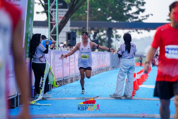 Race photo from CISANGKAN KBP CITY RUN 2025