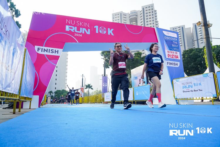 Race photo from Nu Skin Run 10K